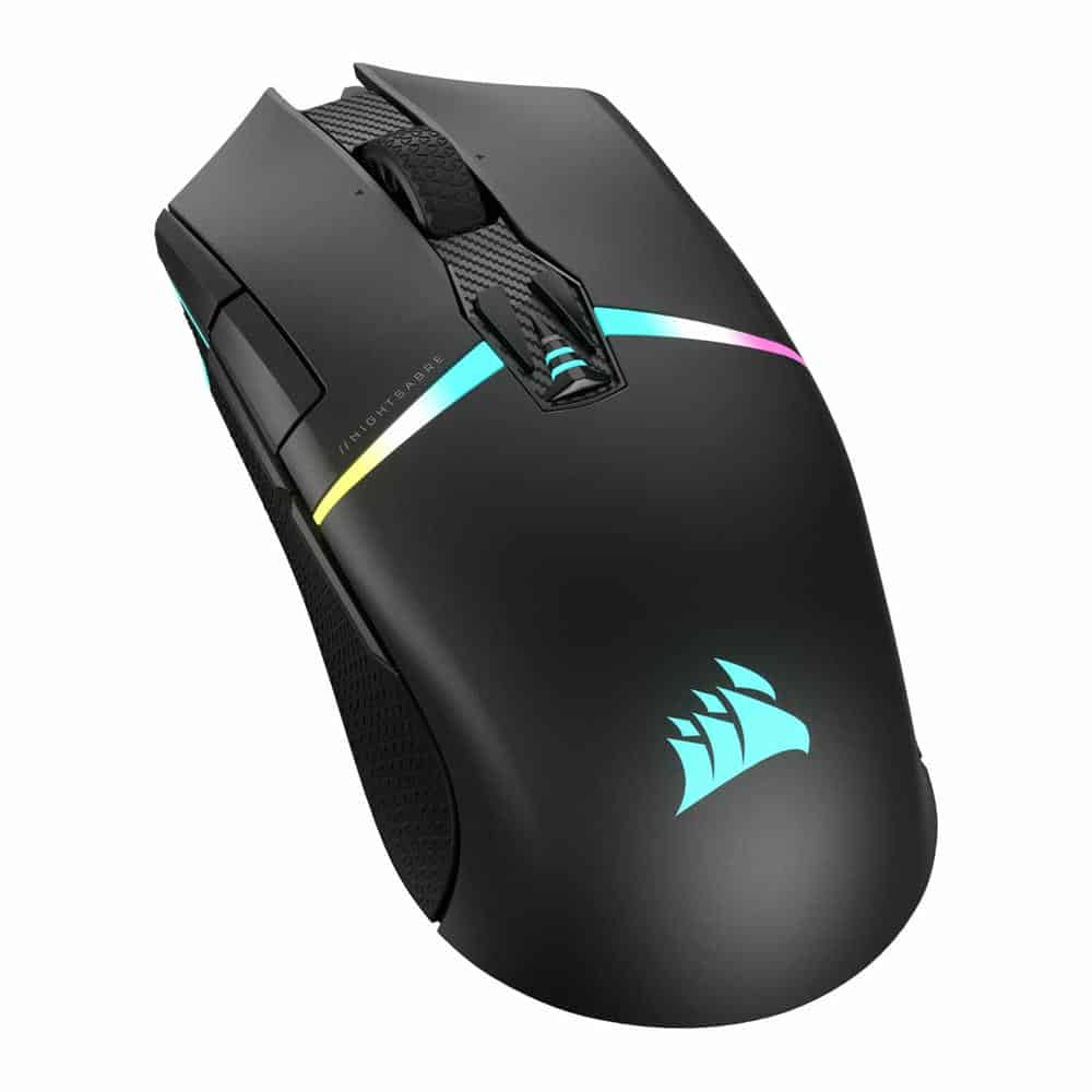 (image for) Corsair NIGHTSABRE WIRELESS Ambidextrous Optical Gaming Mouse